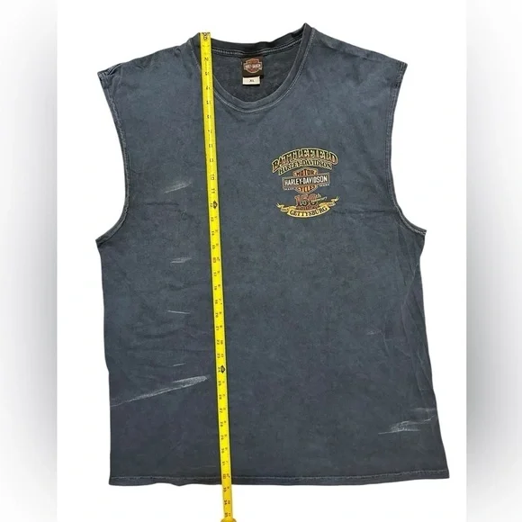 Harley Davidson Little Round Top Gettysburg, PA Men’s XL sleeveless t sh…​​​ - Picture 4 of 6